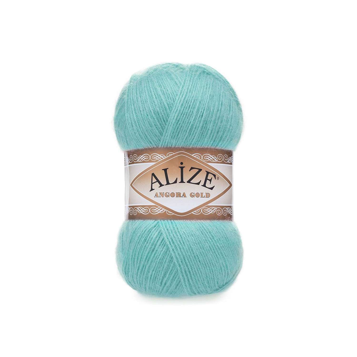 Пряжа Alize мягкая теплая для шарфов кардиганов Angora Gold 100 гр 550 м 5 мотков 462 морская зелень - фото 6