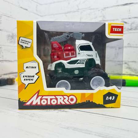 Автомобиль Motorro 1:43 инерционный белый