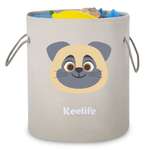 Корзина для игрушек Keelife органайзер для хранения Собака молочный-голубой 33х38см