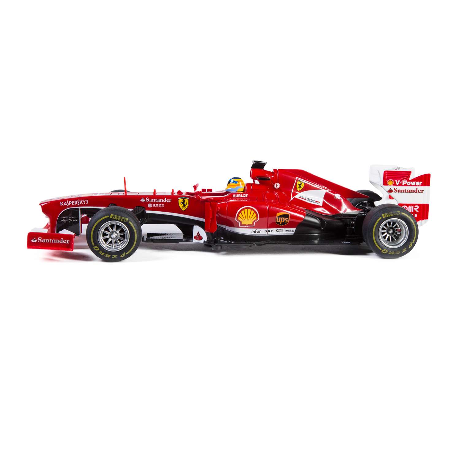 Машинка р/у Rastar Ferrari F1 1:18 красная - фото 4