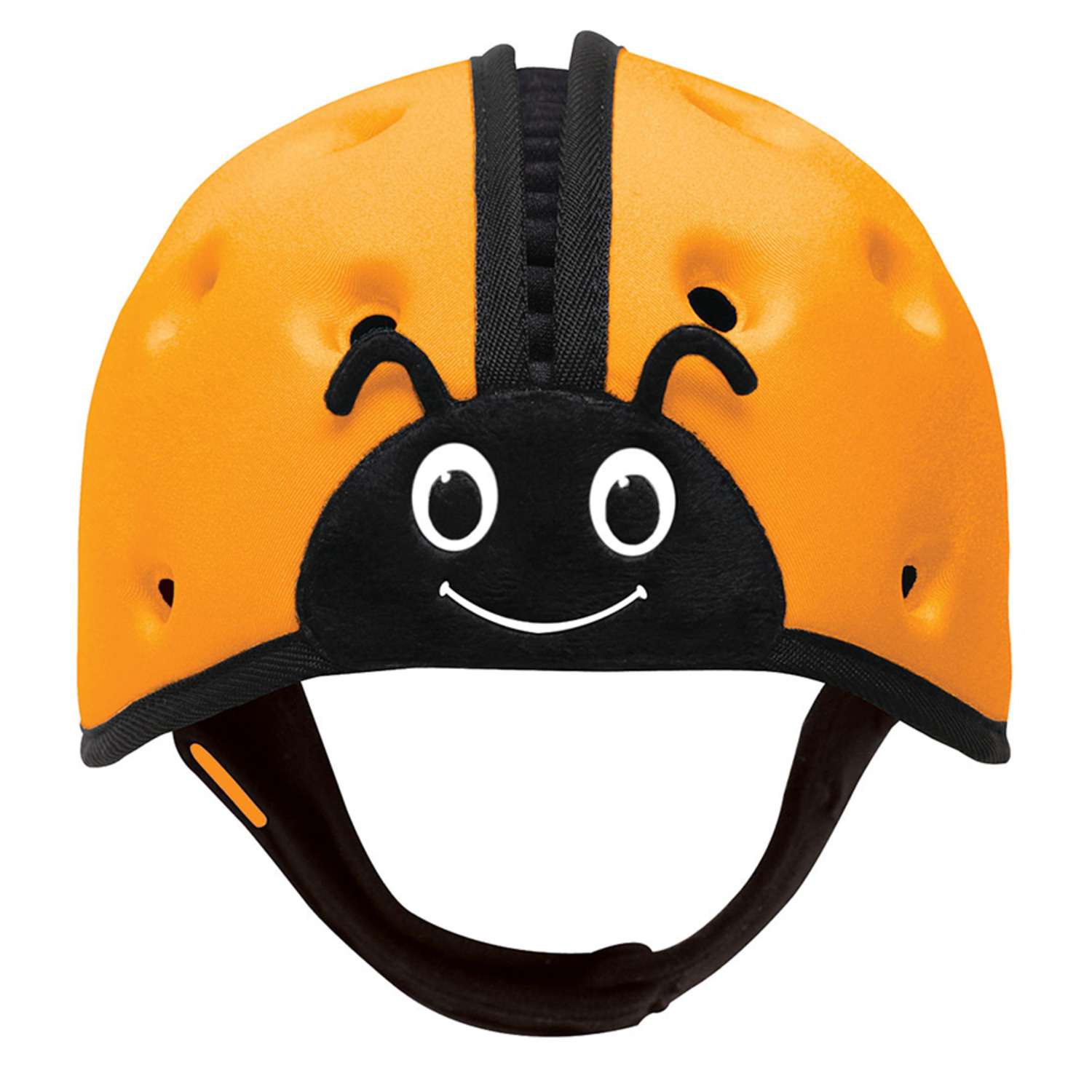 Шапка-шлем SafeheadBABY для защиты головы. Божья коровка. Цвет: оранжевый - фото 1