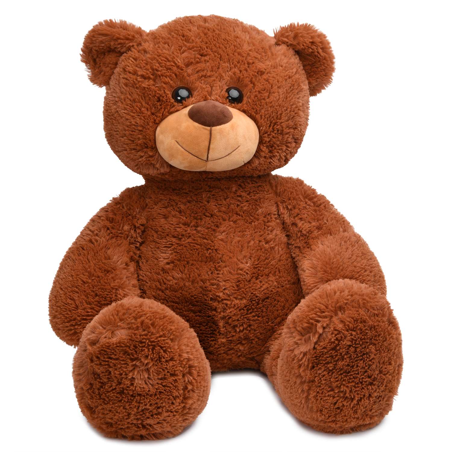 Мягкая игрушка Laffi Медвежонок коричневый 70см - фото 1