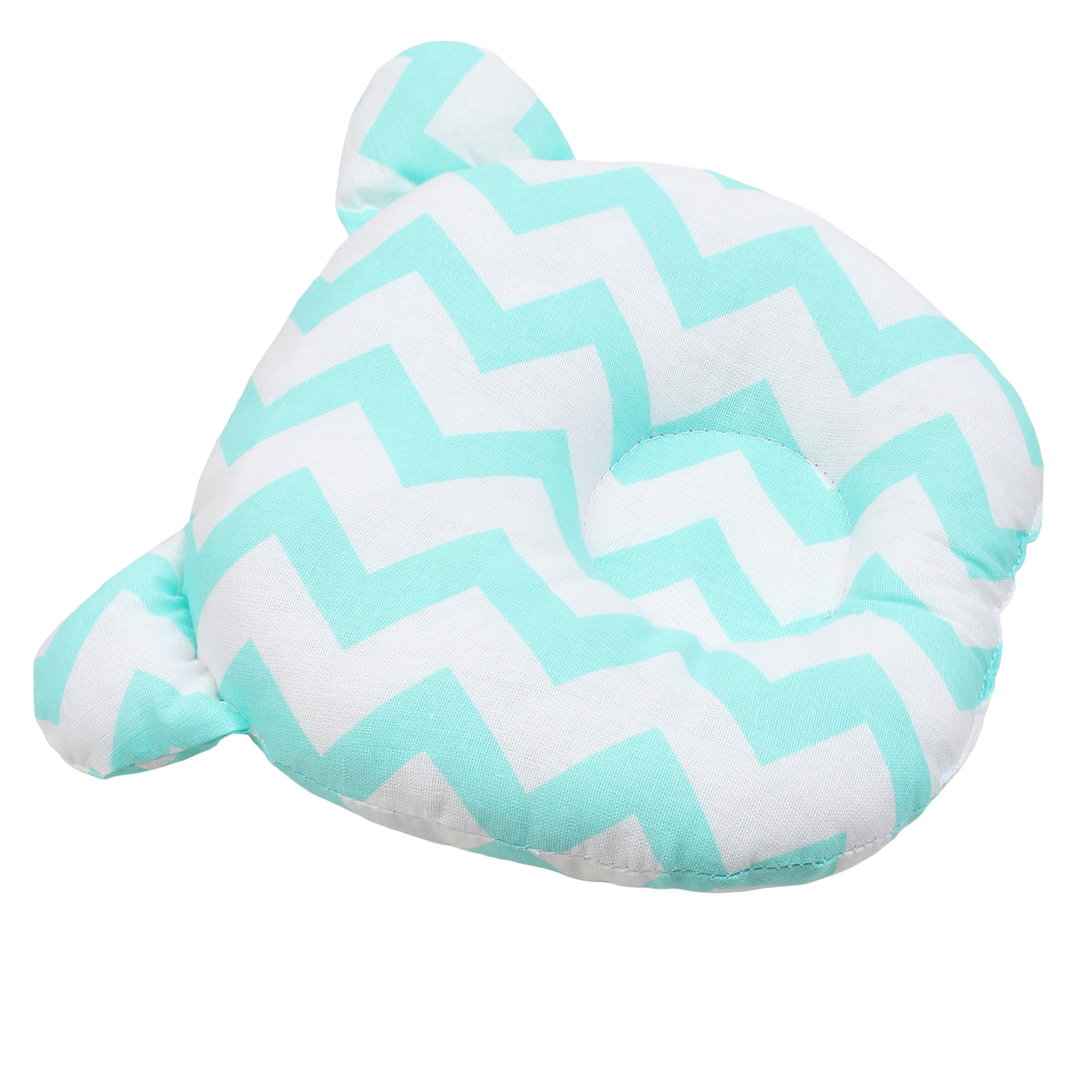 Подушка AmaroBaby анатомическая First Pillow Зигзаг мята - фото 4