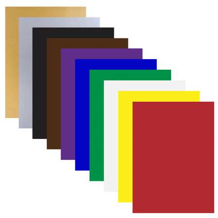 Картон цветной Brauberg формата А4 для творчества и оформления мелованный