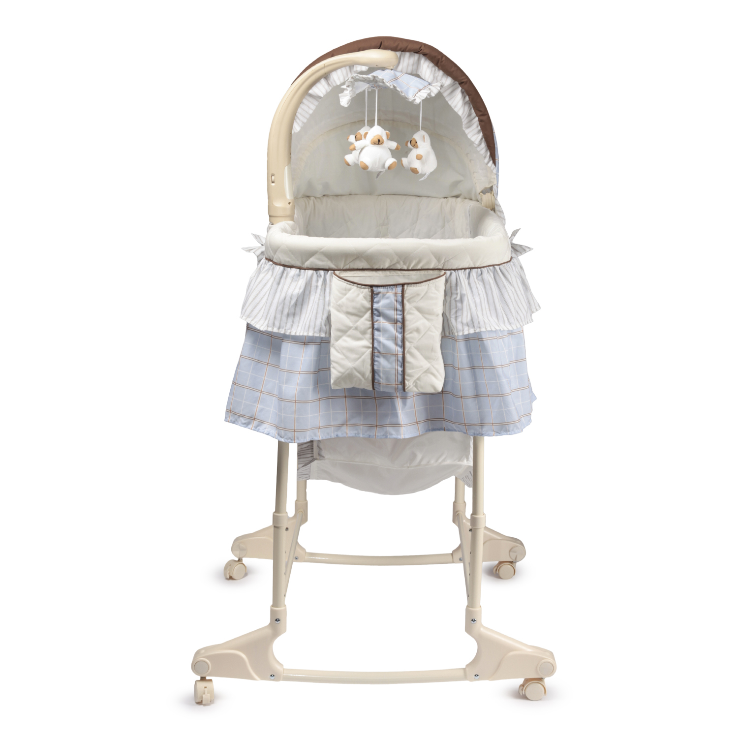 Кроватка-колыбель Babyton Lullaby Time страна производства Китай S106-4  Blue купить по цене 6999 ₽ в интернет-магазине Детский мир