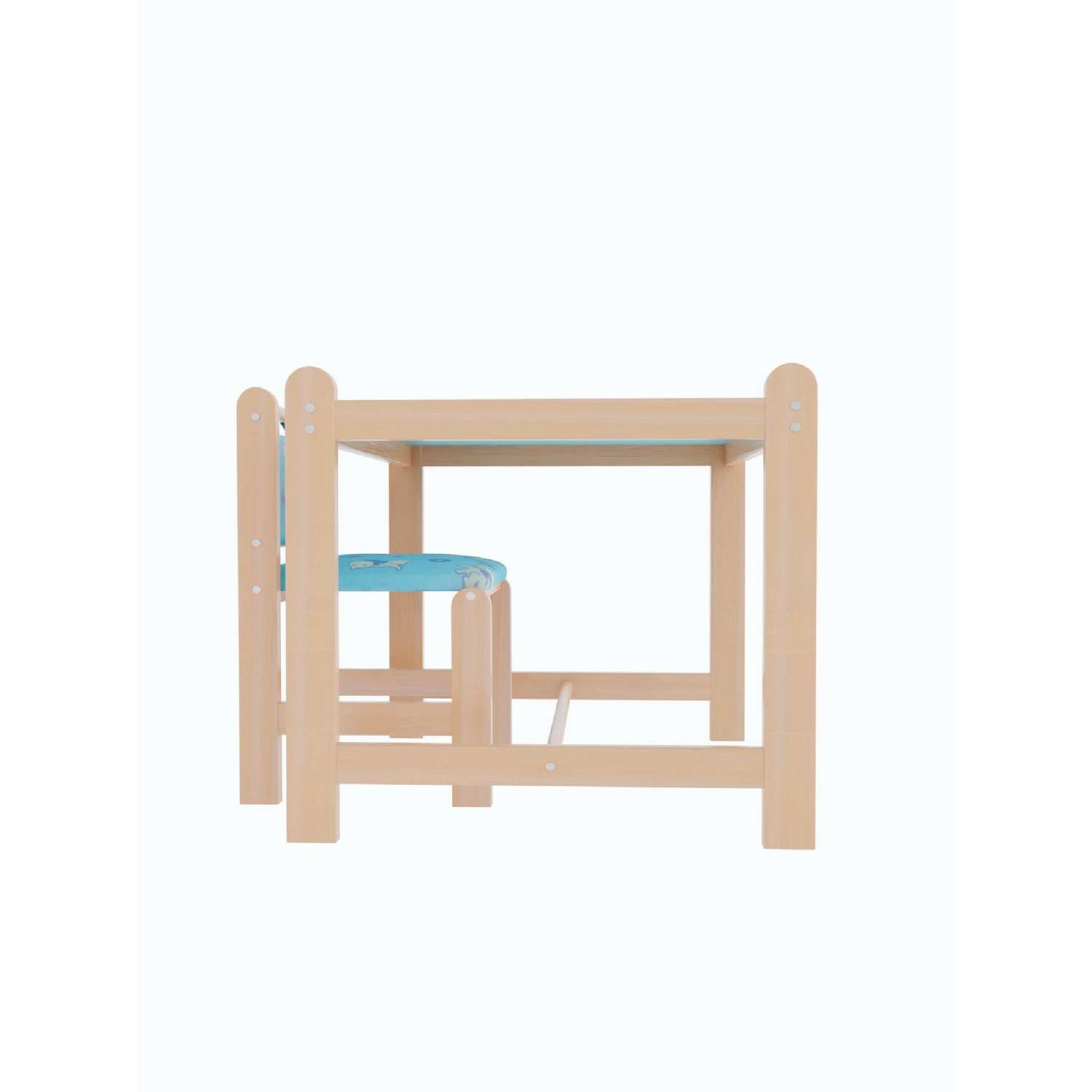 Столы детские WOODLINES Каспер из массива березы и ЛДСП - фото 10