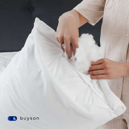 Анатомическая набивная подушка buyson BuyDream 50х70 см высота 19 см