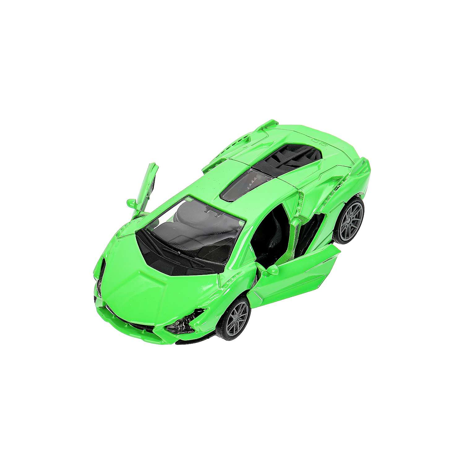 Автомобиль Huada Toys Lamborghini Sian зеленый 383275 - фото 7