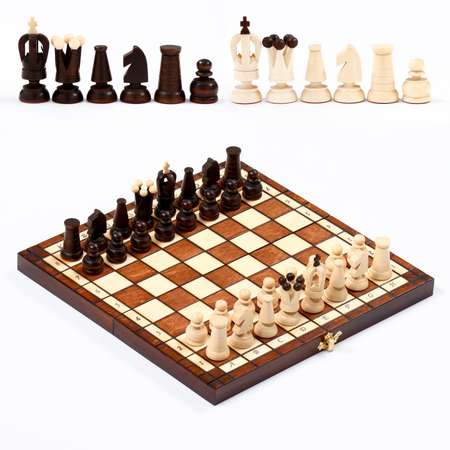 Шахматы Sima-Land «Королевские» 31х31 см король h=6.5 см пешка h 3 см