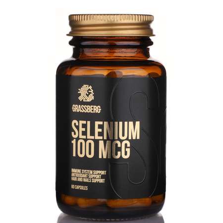 Биологически активная добавка Grassberg Selenium 100мкг*60капсул
