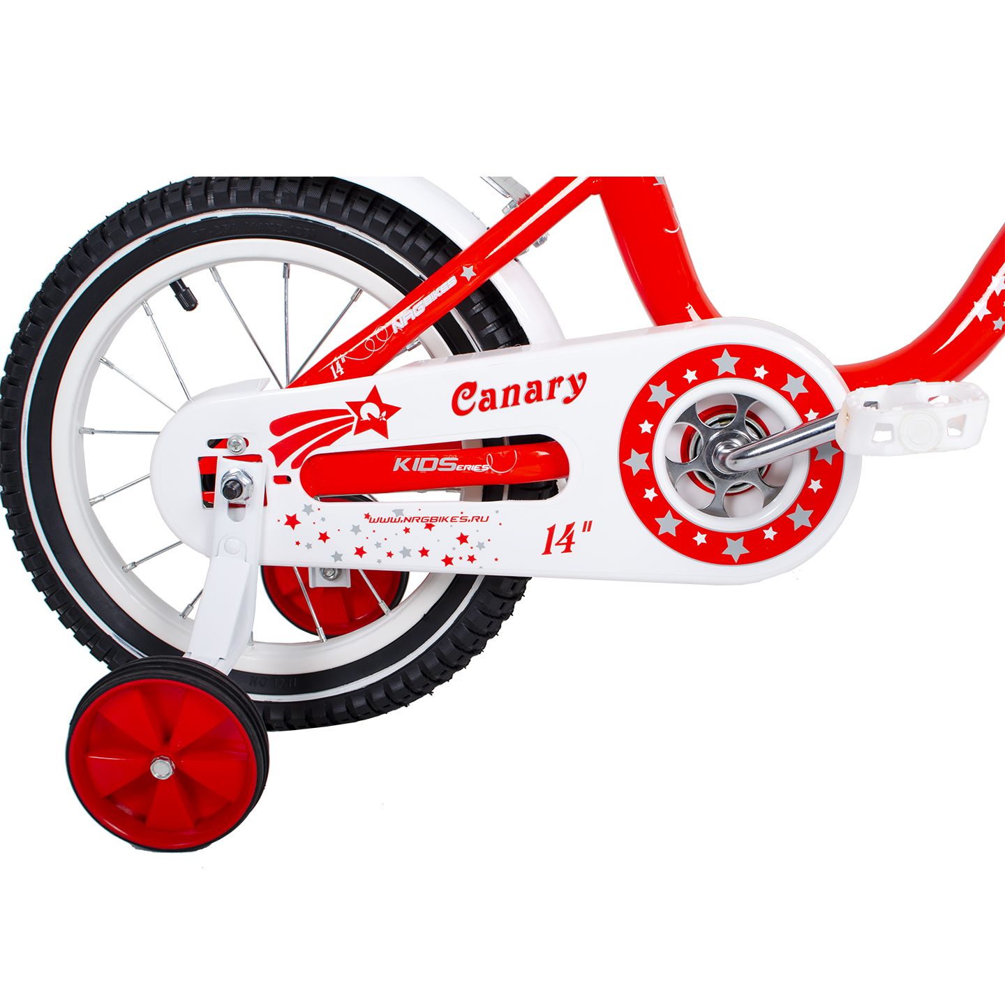 Велосипед NRG BIKES Canary 14 red-white - фото 22