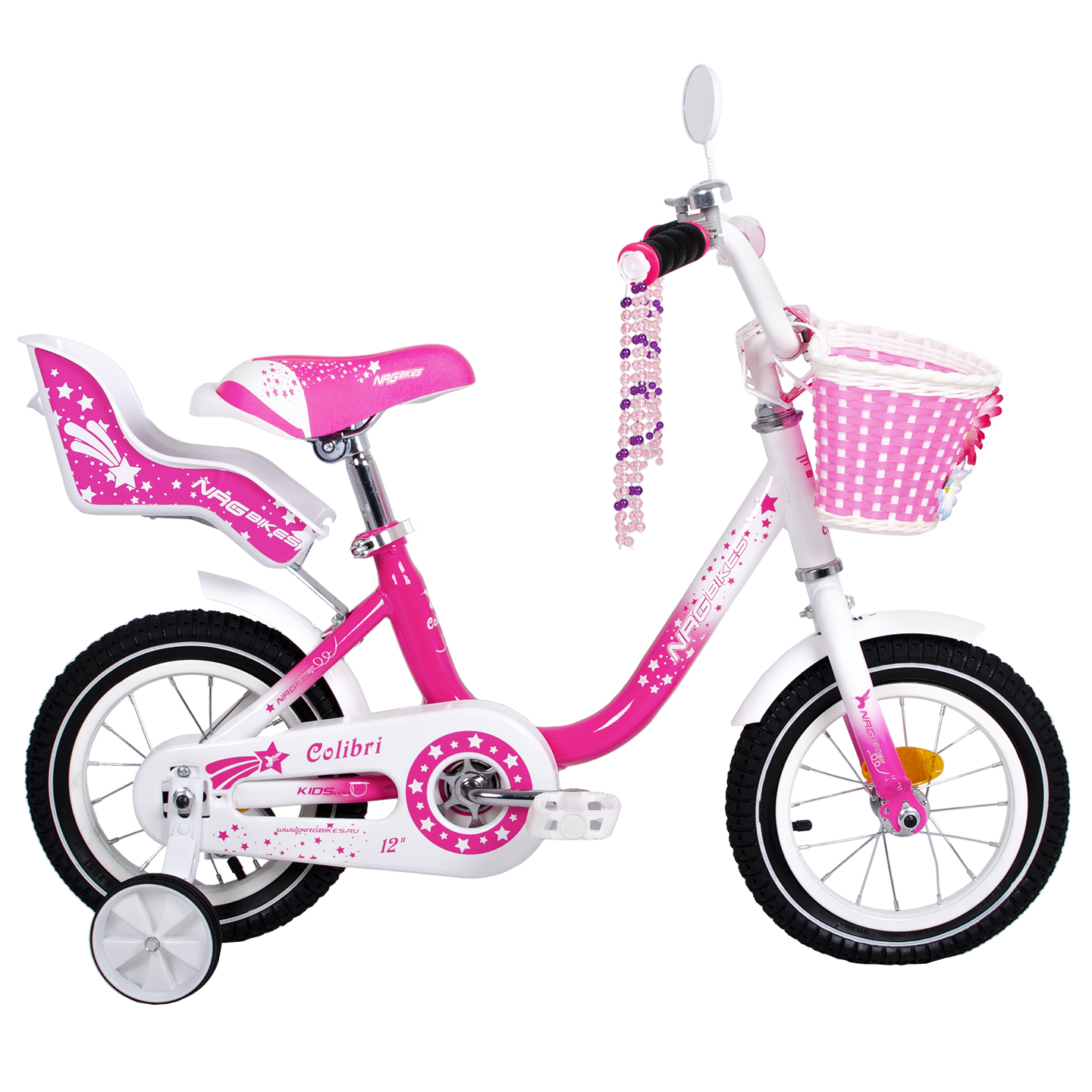 Велосипед NRG BIKES Colibri 12 pink-white - фото 8