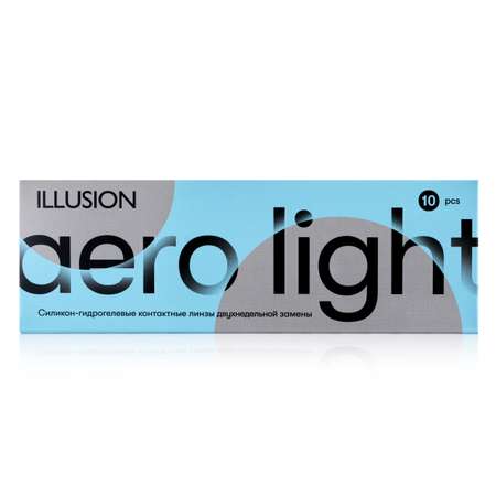 Контактные линзы ILLUSION Aero Light 2 недели -4.00 /14.2/8.7/ 10 шт