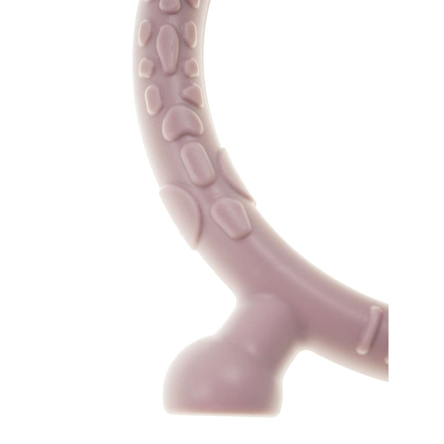 Погремушка-прорезыватель Miyoumi силиконовый Жирафик - Dusky Lilac - фото 4