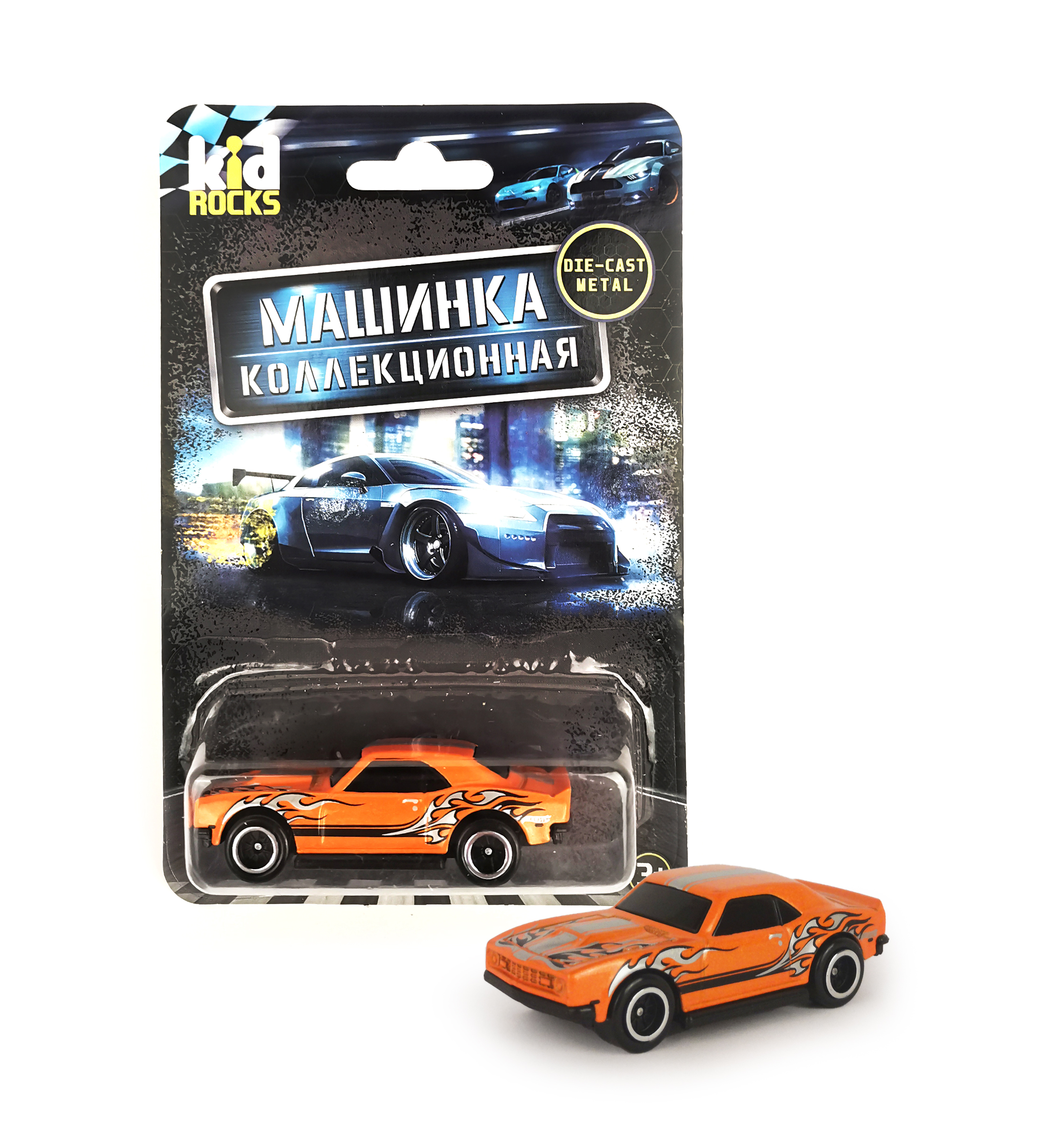 Машинка металлическая Kid Rocks масштаб 1:60 в ассортименте YK-2309 - фото 23