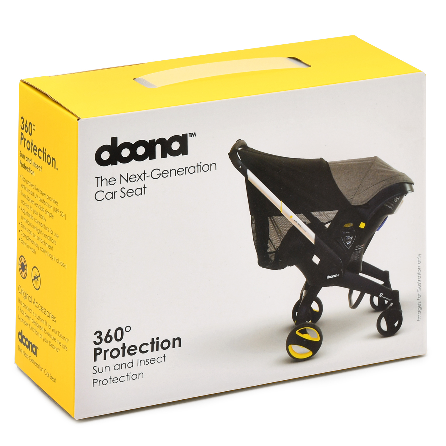 Защита от солнца SimpleParenting Doona c москитной сеткой 360° - фото 3