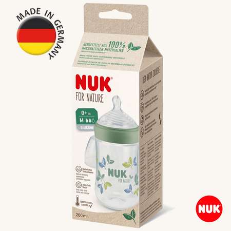 Бутылочка для кормления новорожденного Nuk NUK For Nature