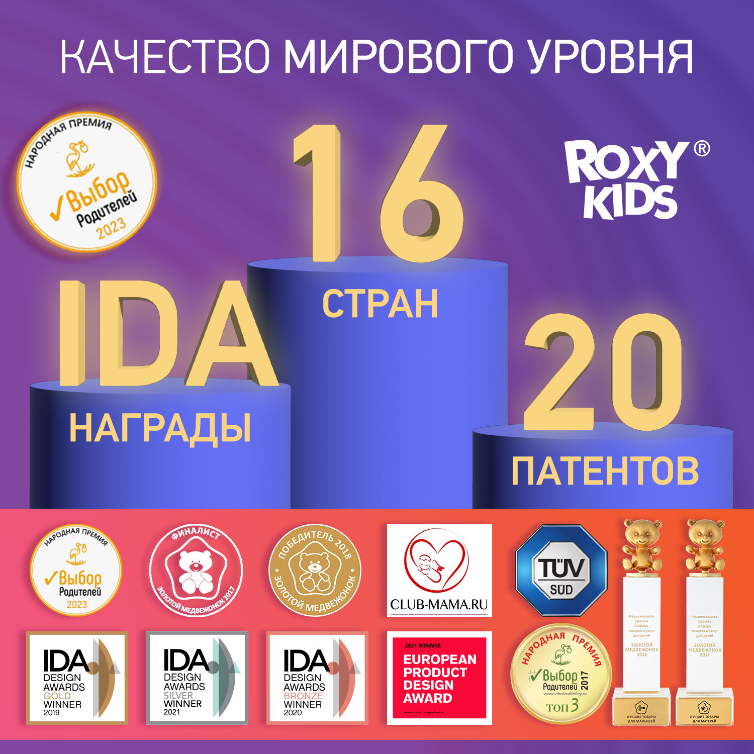 Ковш детский складной ROXY-KIDS для купания малышей цвет сиренево серый - фото 9