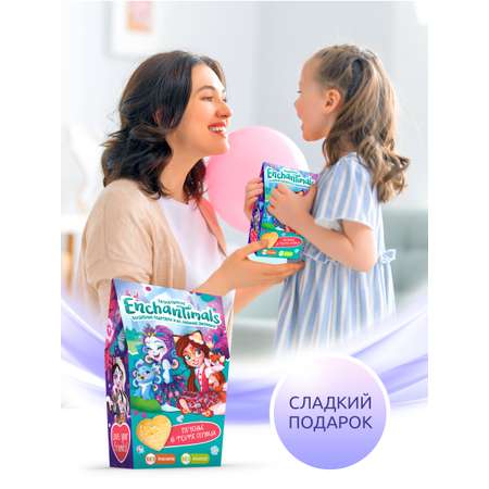 Печенье сдобное Сладкая сказка Regum Enchantimals с сахарной обсыпкой 170г