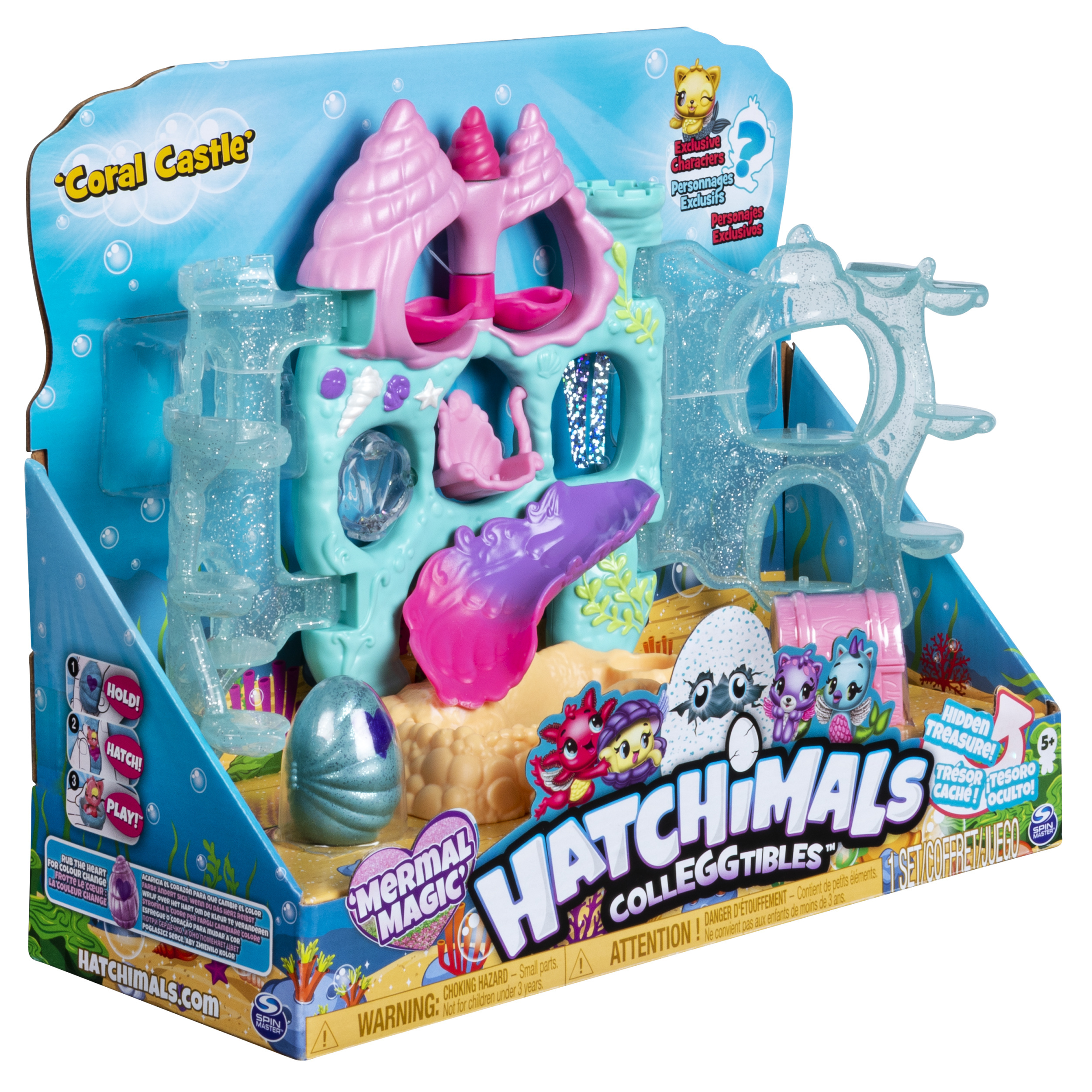 Набор Hatchimals S5 Коралловый дворец 6045505 купить по цене 499 ₽ в  интернет-магазине Детский мир