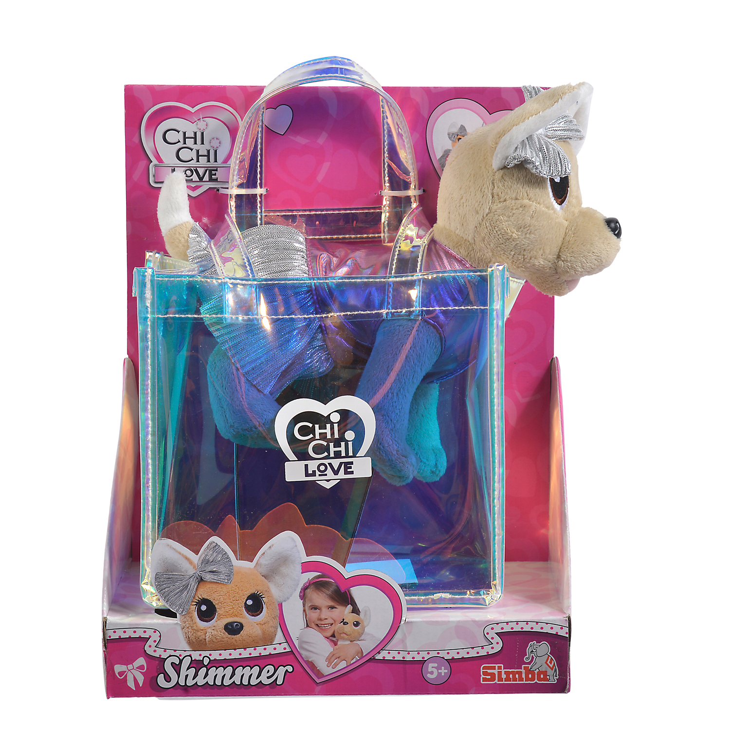 Мягкая игрушка Сhi Chi Love Плюшевая собачка 20 см в прозрачной сумочке 5893432-МП - фото 4