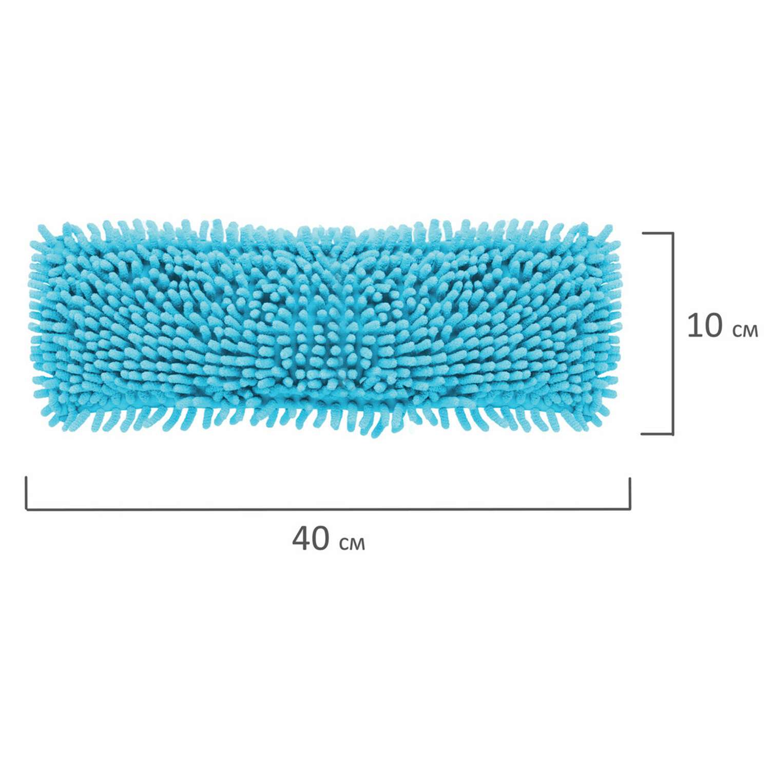 Сменная насадка Лайма для швабры 40 см из микрофибры плоская - фото 10
