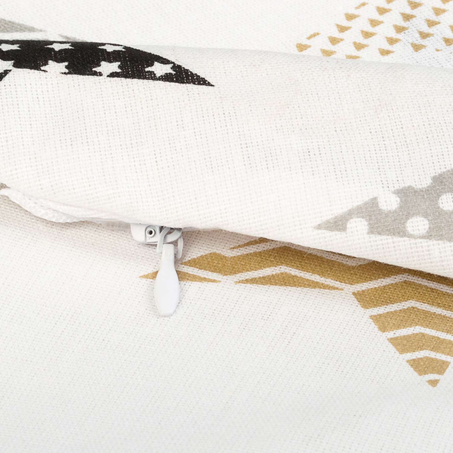Подушка для беременных AmaroBaby 170х25 Звезды пэчворк белый - фото 5