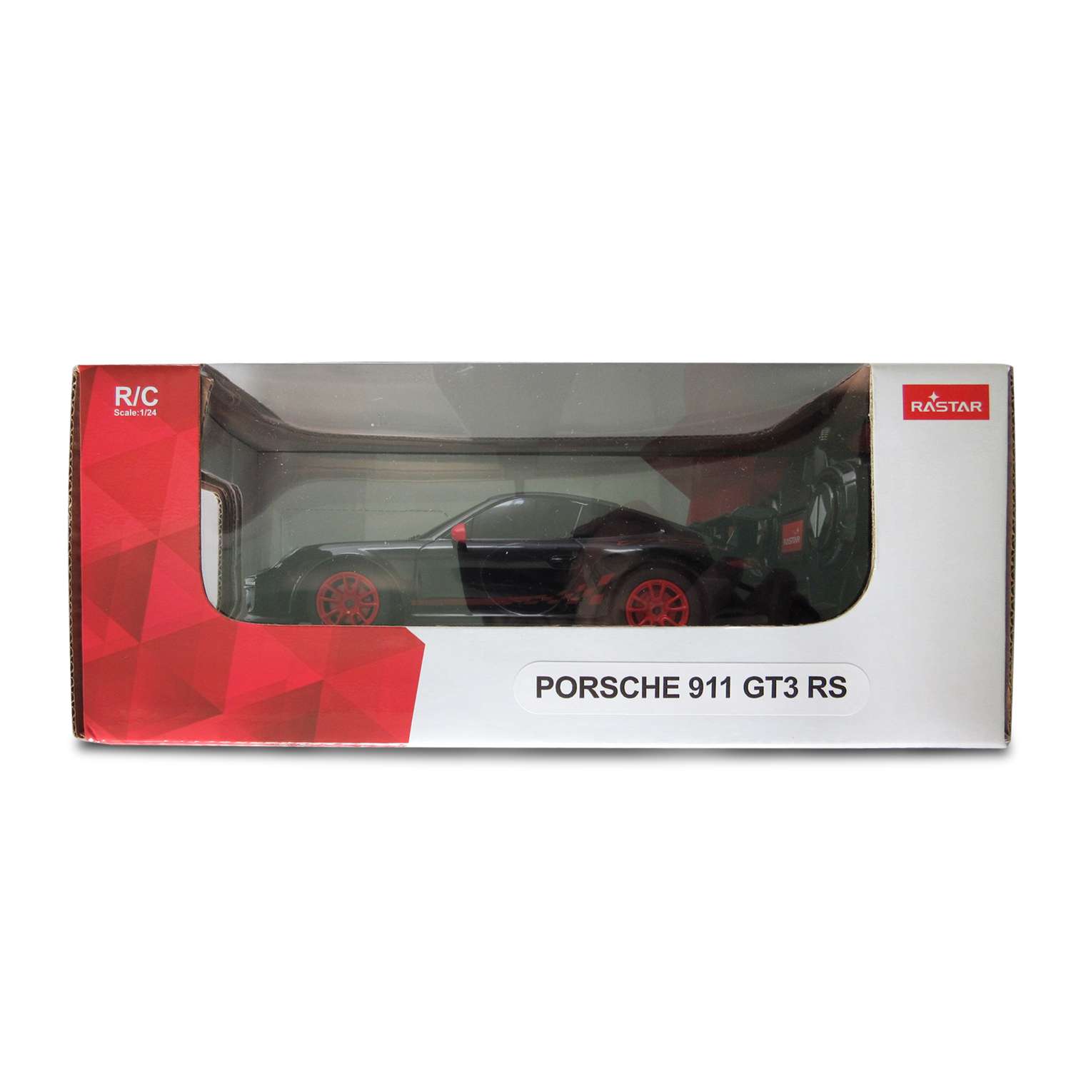 Машина Rastar РУ 1:24 Porsche GT3 RS Черная 39900-1 - фото 2