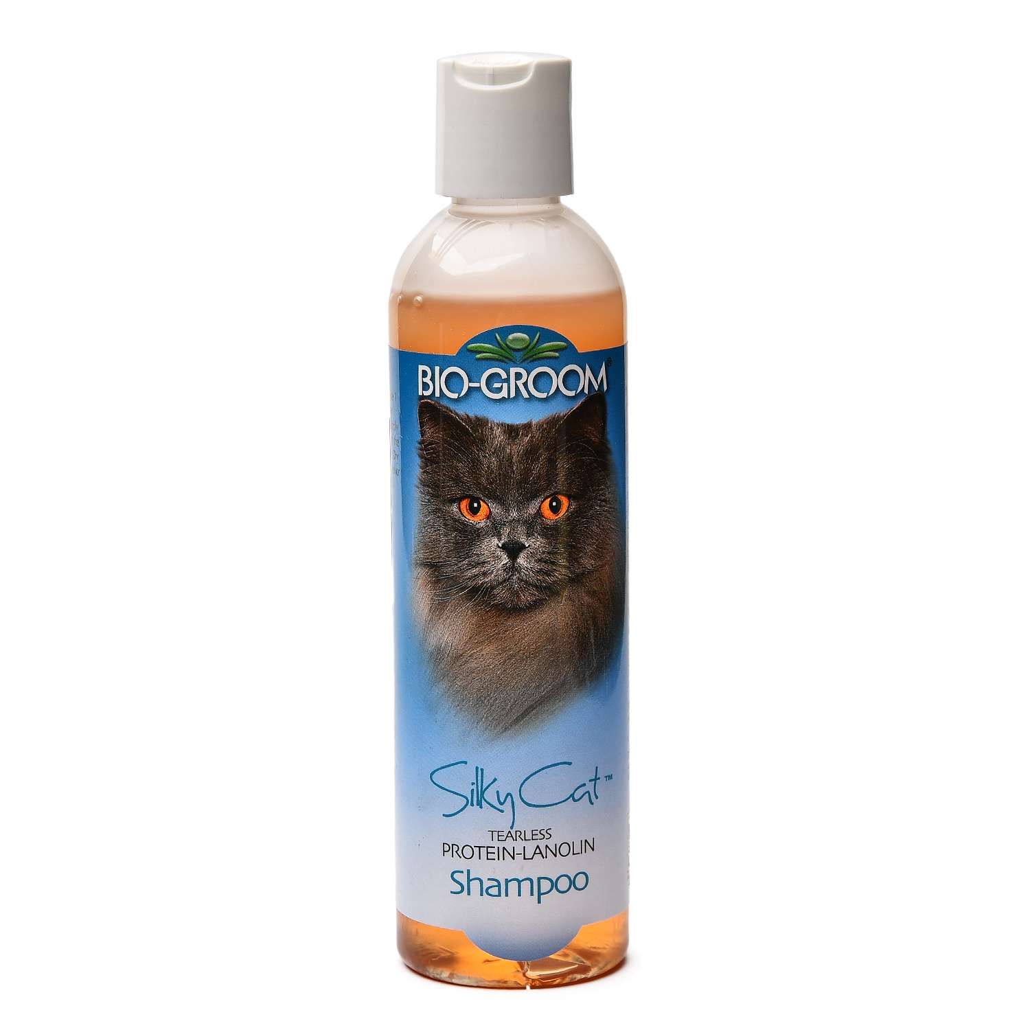 Шампунь для кошек BIO-GROOM Silky Cat Shampoo кондиционирующий с протеином и ланолином 237 мл - фото 1