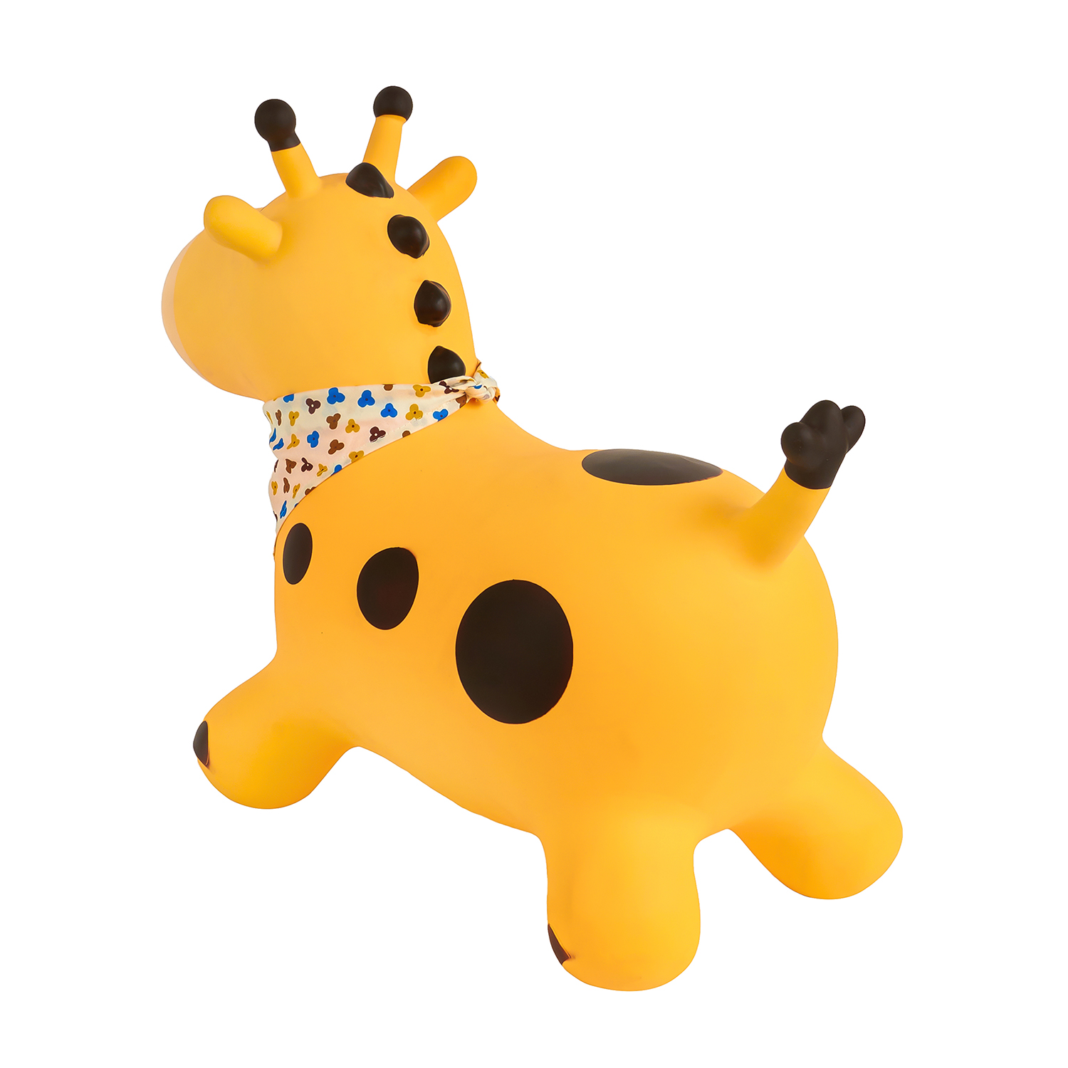 Прыгун LAKO SPORT Надувной Желтый жираф Раф в комплекте с насосом - фото 15