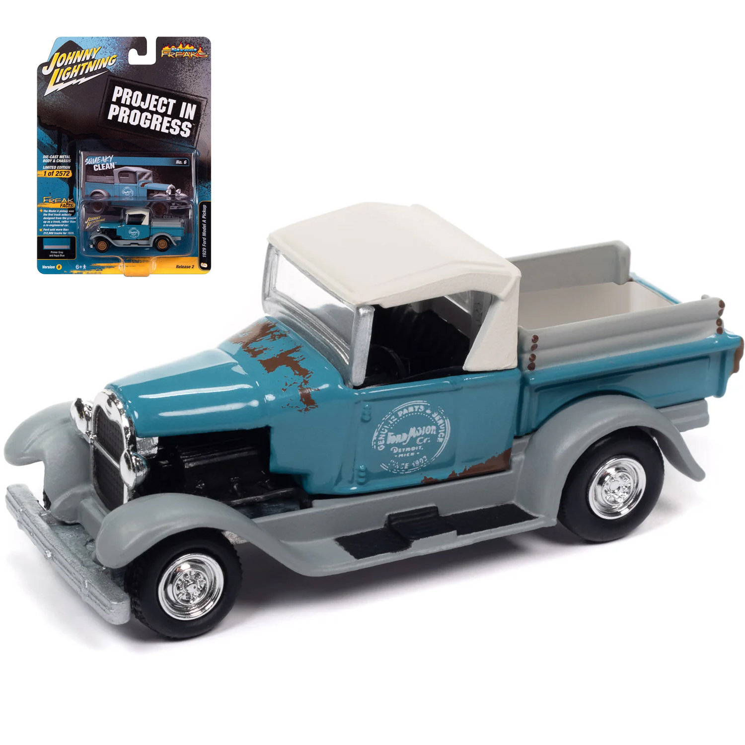 Автомобиль Johnny Lightning Ford Model A Pickup 1:64 JLSF026B-R2-N6 - фото 1