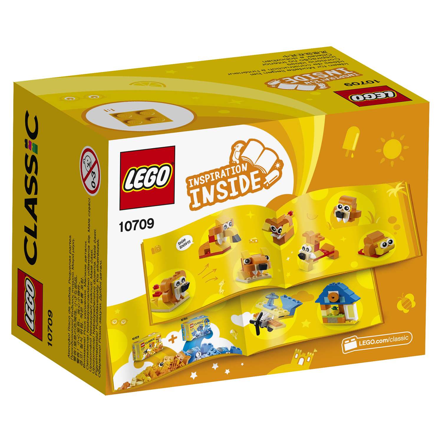Конструктор LEGO Classic Оранжевый набор для творчества (10709) - фото 15
