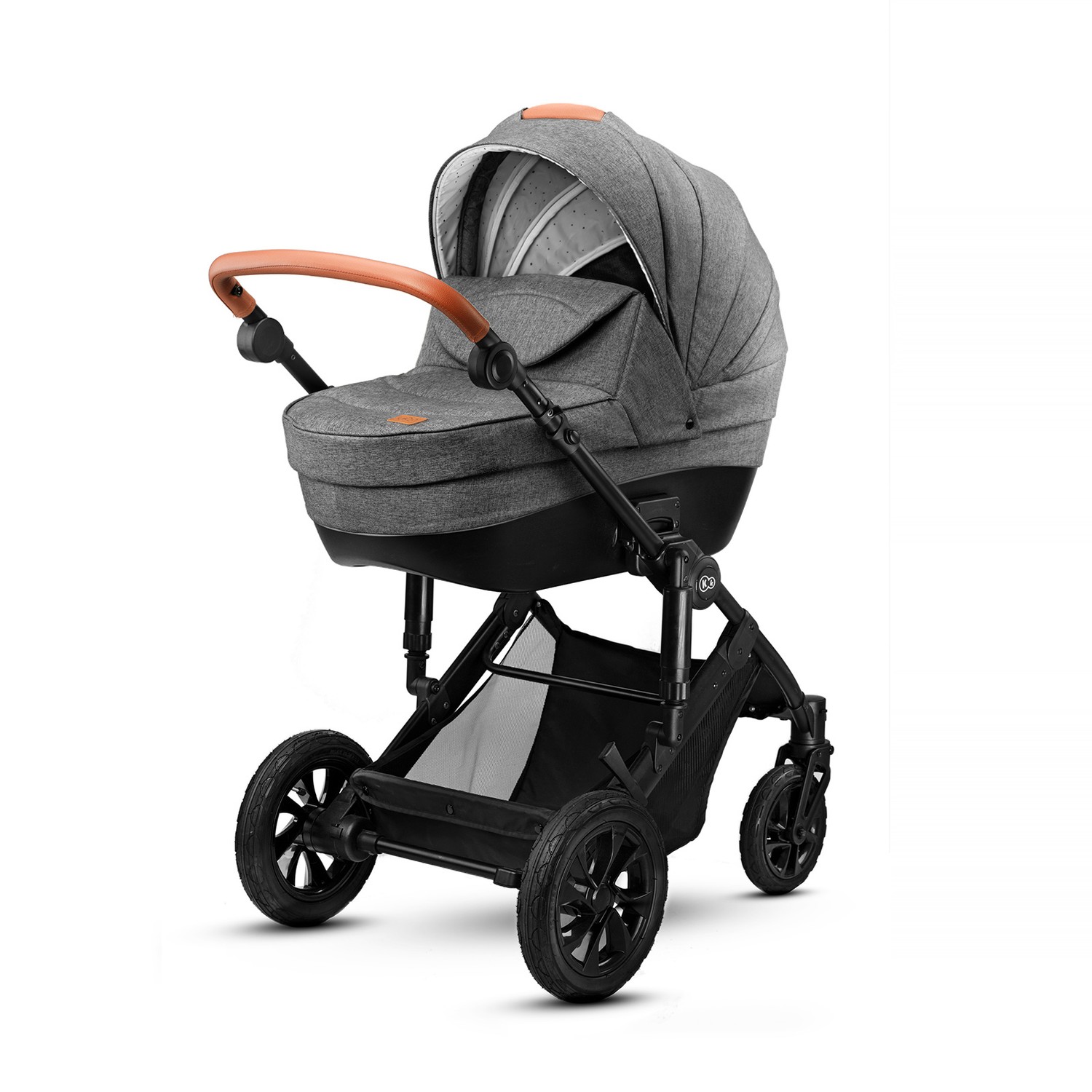 Коляска 3в1 Kinderkraft Prime 2020 Black - фото 1