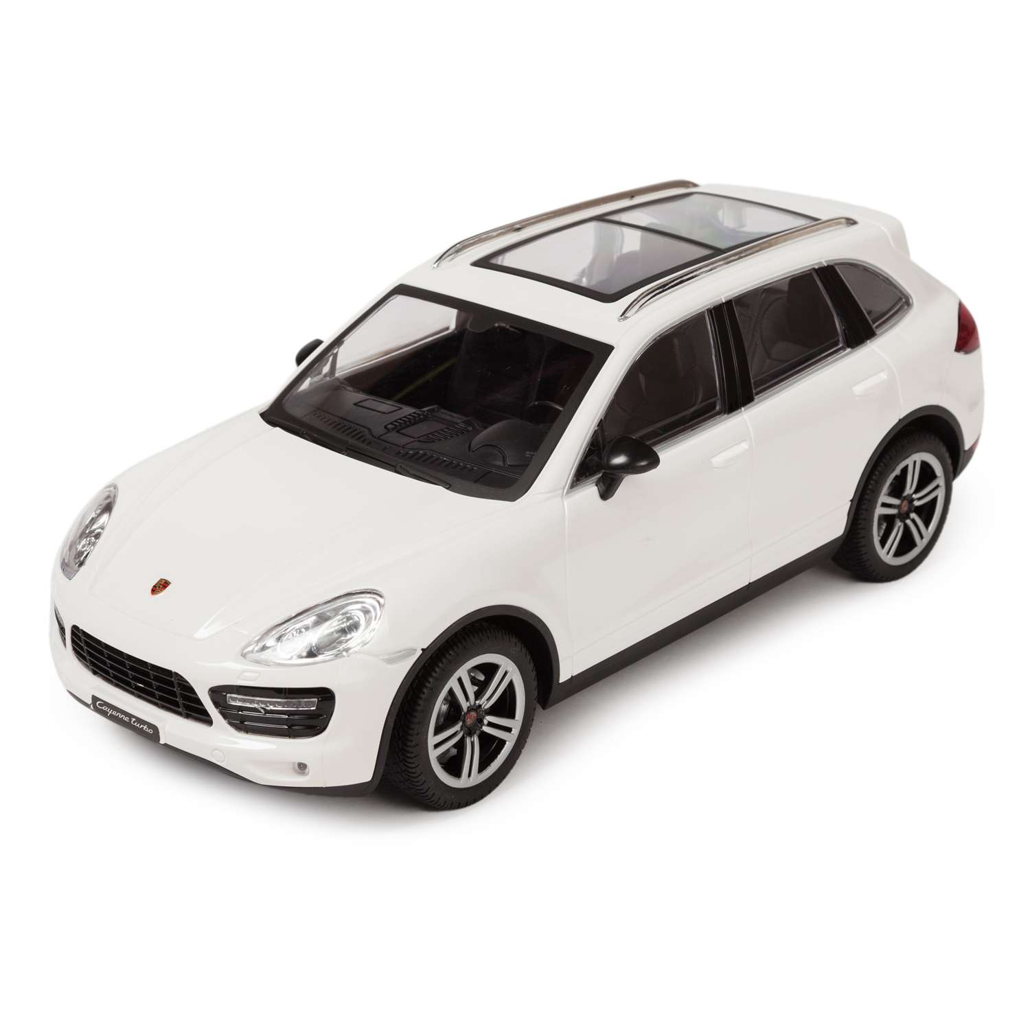 Машинка на радиоуправлении Mobicaro Porsche Cayenne 1:16 Белая - фото 2