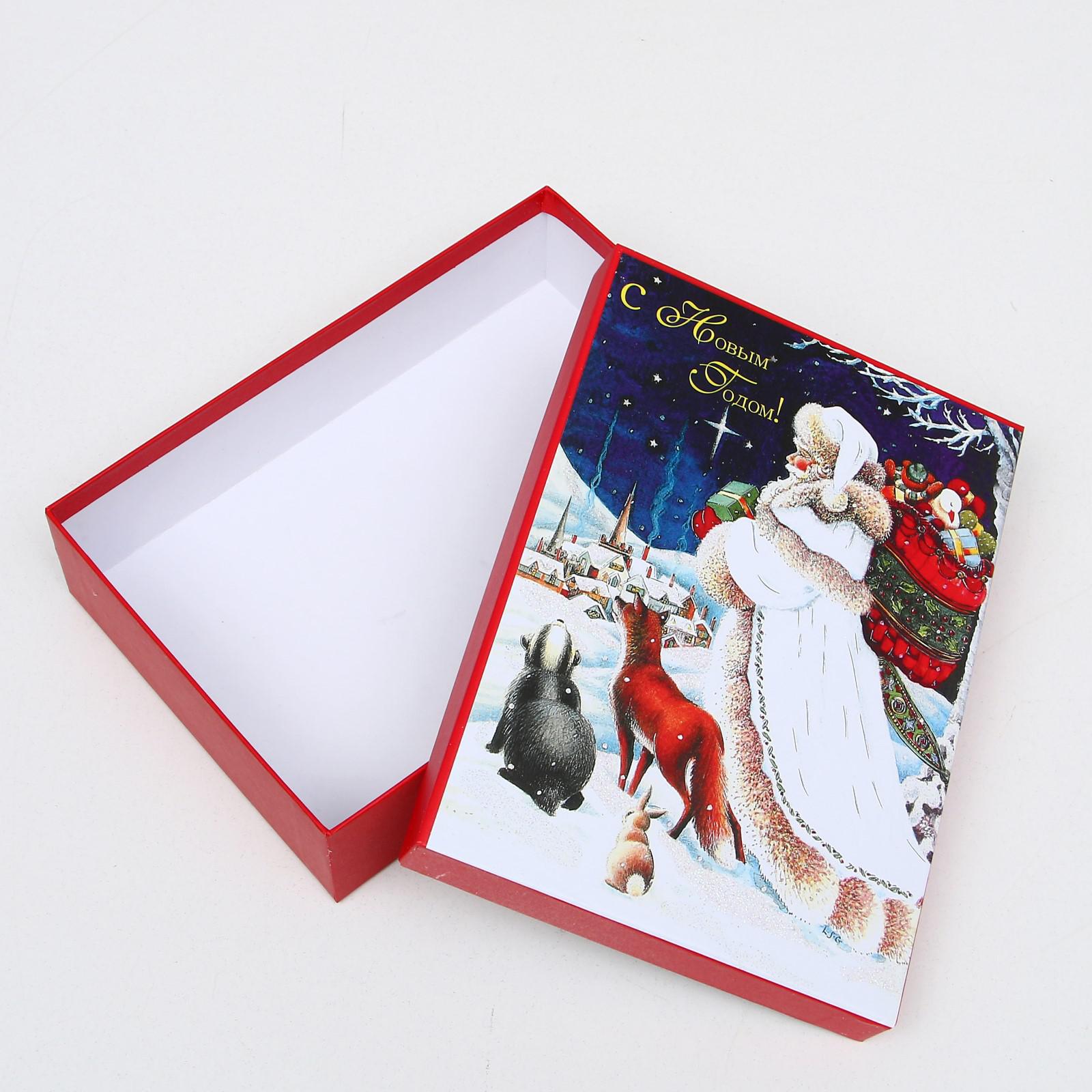 Набор Sima-Land коробок 3 в 1«Подарки» 21×29×9 18×26×6 см - фото 3