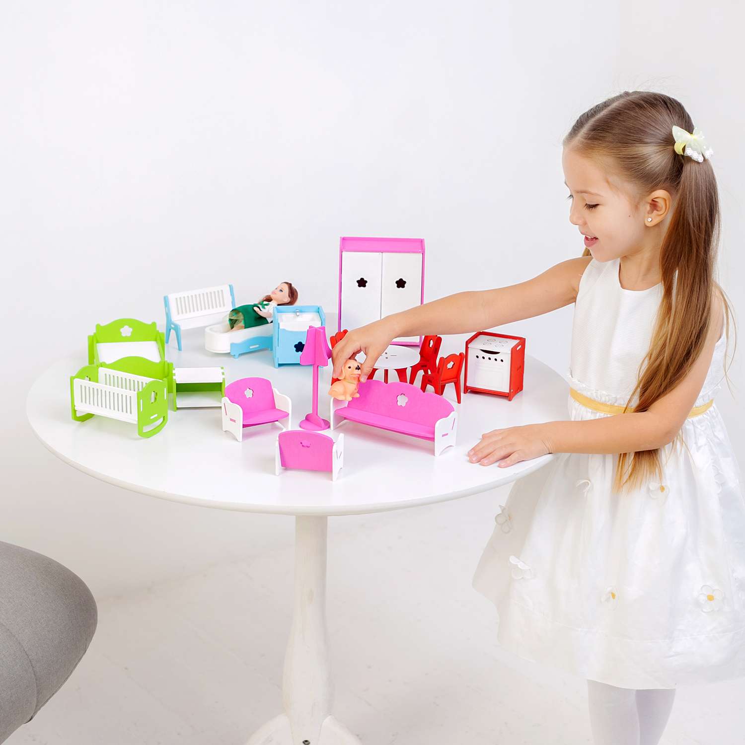 Набор развивающий Alatoys Мебель для кукол НКМ01 НКМ01 - фото 7