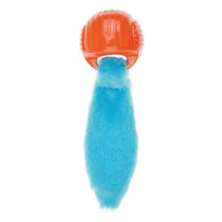 Игрушка для собак M-Pets Мячик с хвостиком Оранжевый-Голубой 10631699