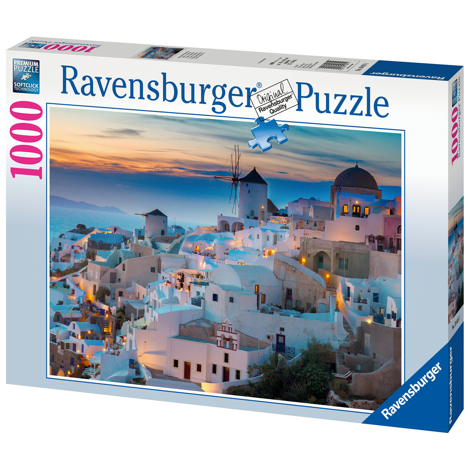 Пазл Ravensburger Вечерний Санторини 1000элементов 19611 - фото 3