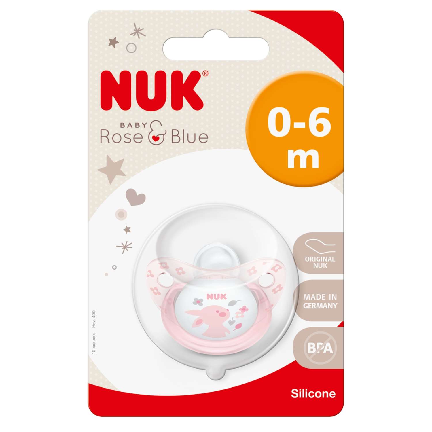 Пустышка Nuk Baby Rose Classik 1 10730274 в ассортименте - фото 8