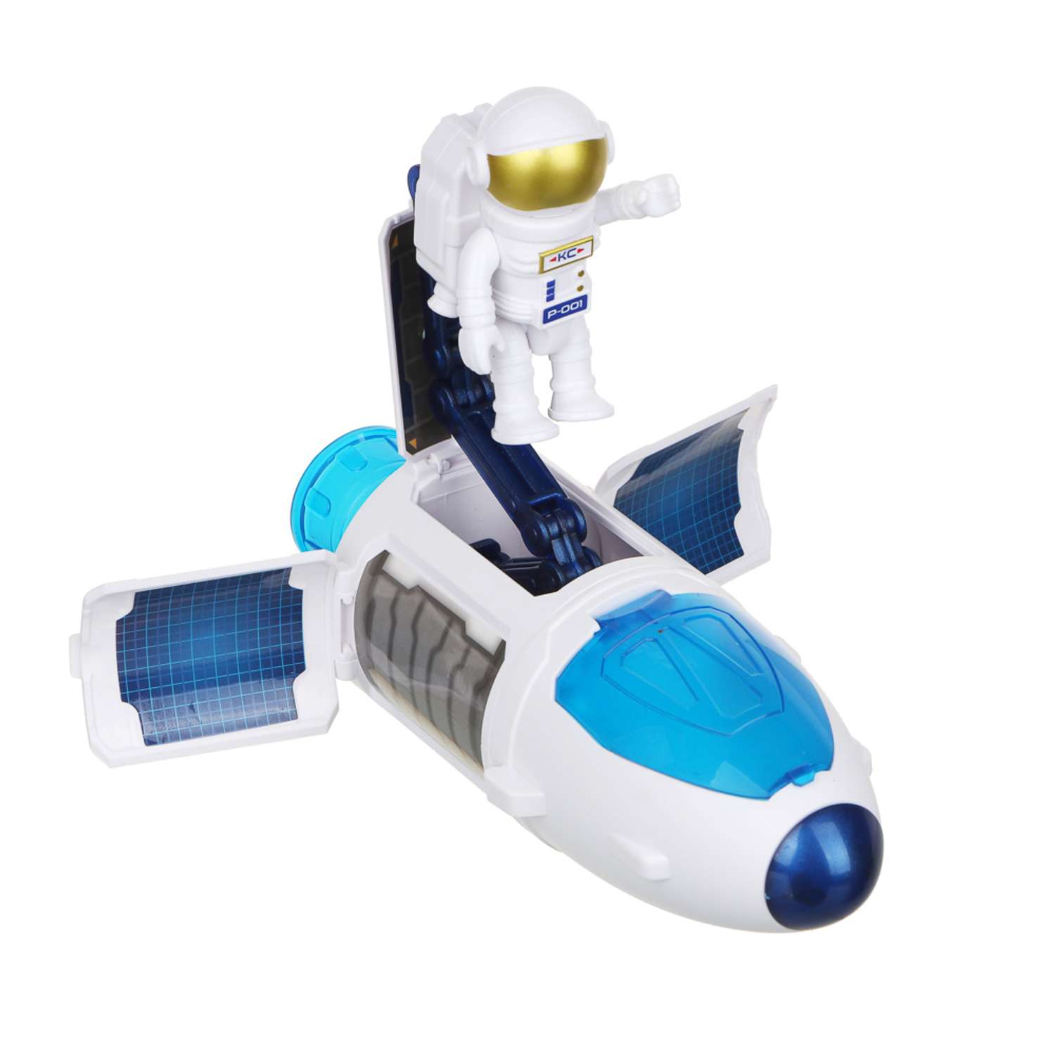 Игровой набор Игроленд Космический корабль с космонавтом Покорители космоса со светом и звуком - фото 7