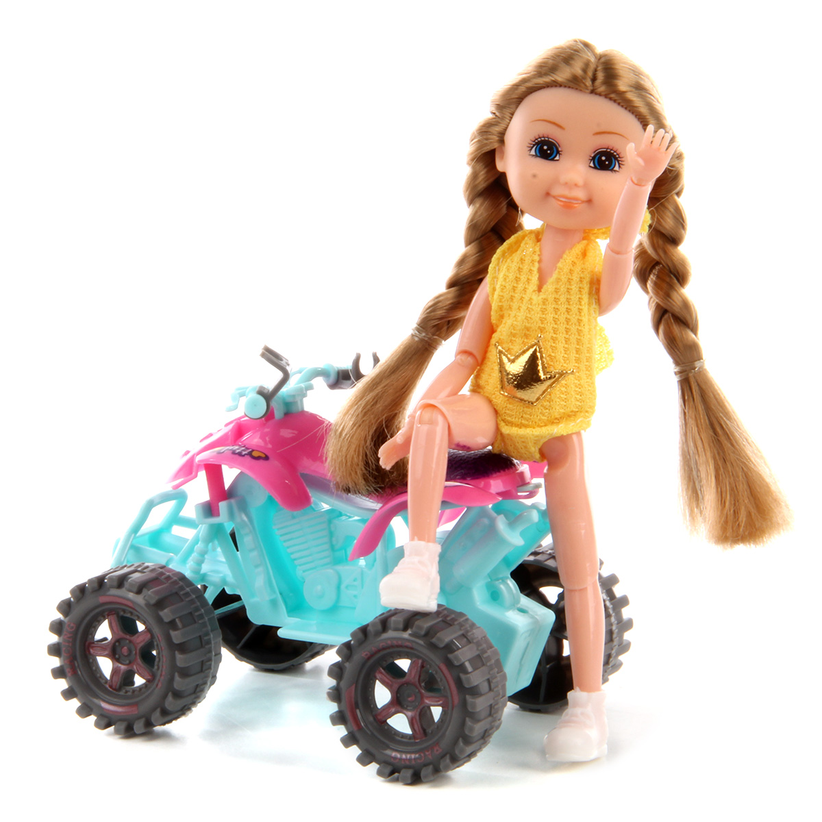 Кукла с аксессуарами Veld Co летняя поездка на квадроцикле 106424 - фото 1
