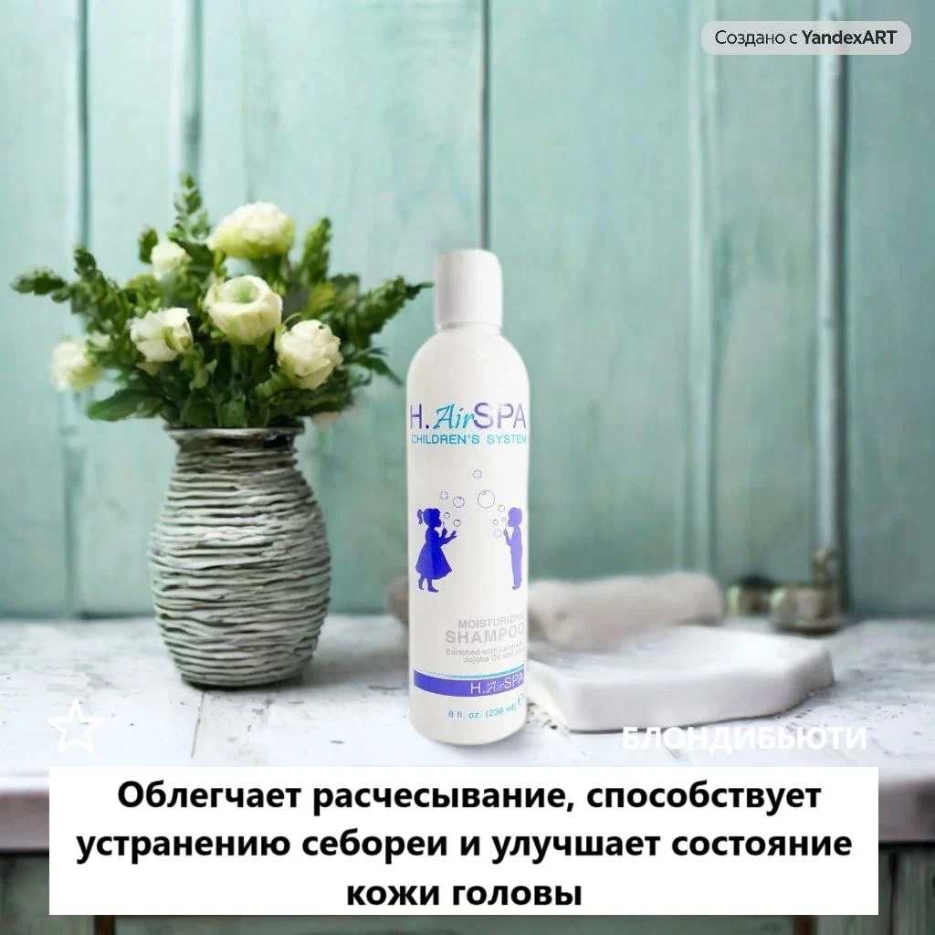 Детский шампунь H.AirSPA Гипоаллергенный уход для малышей с 6-месячного возраста - фото 7