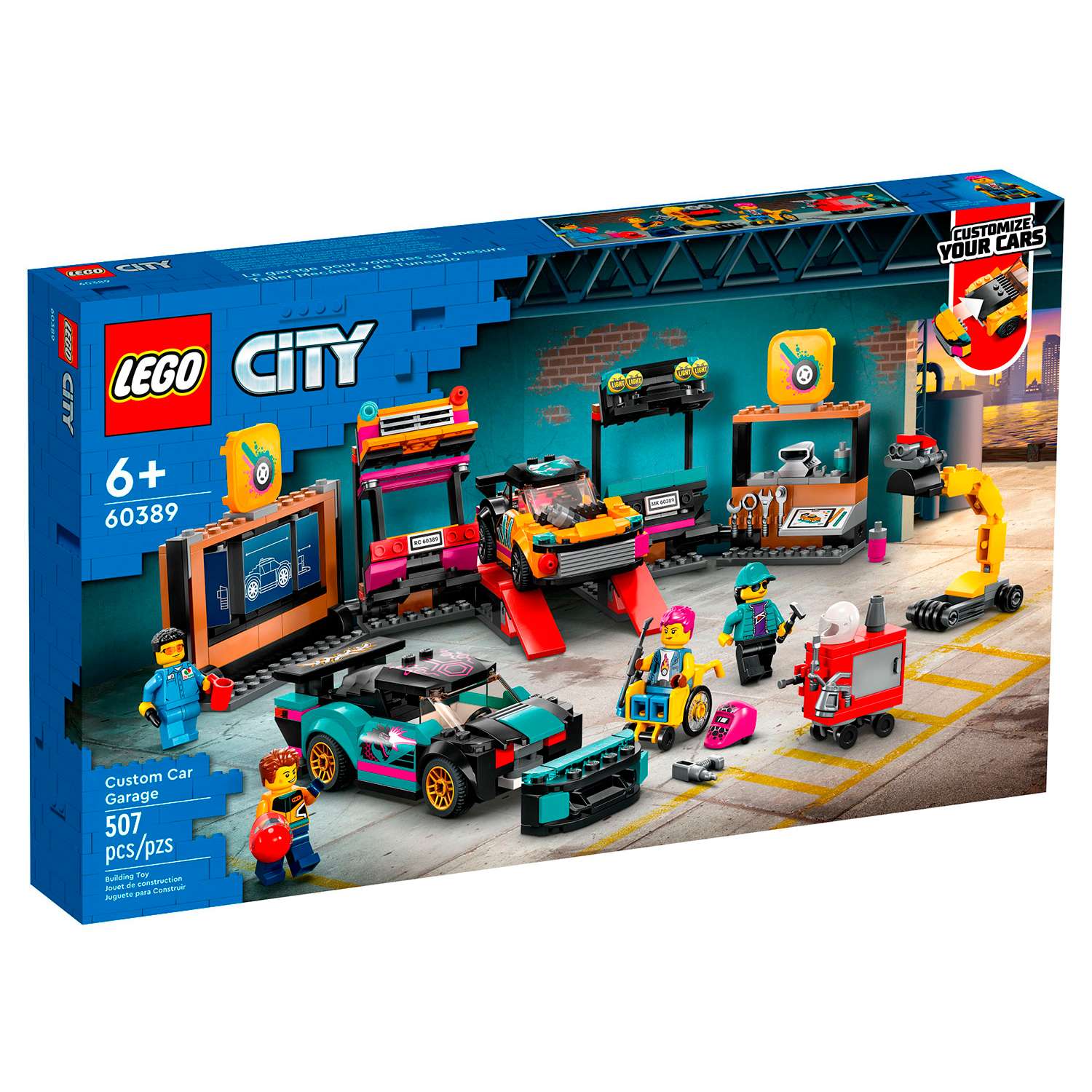 Конструктор детский LEGO City Автомобильная мастерская 60389 - фото 7