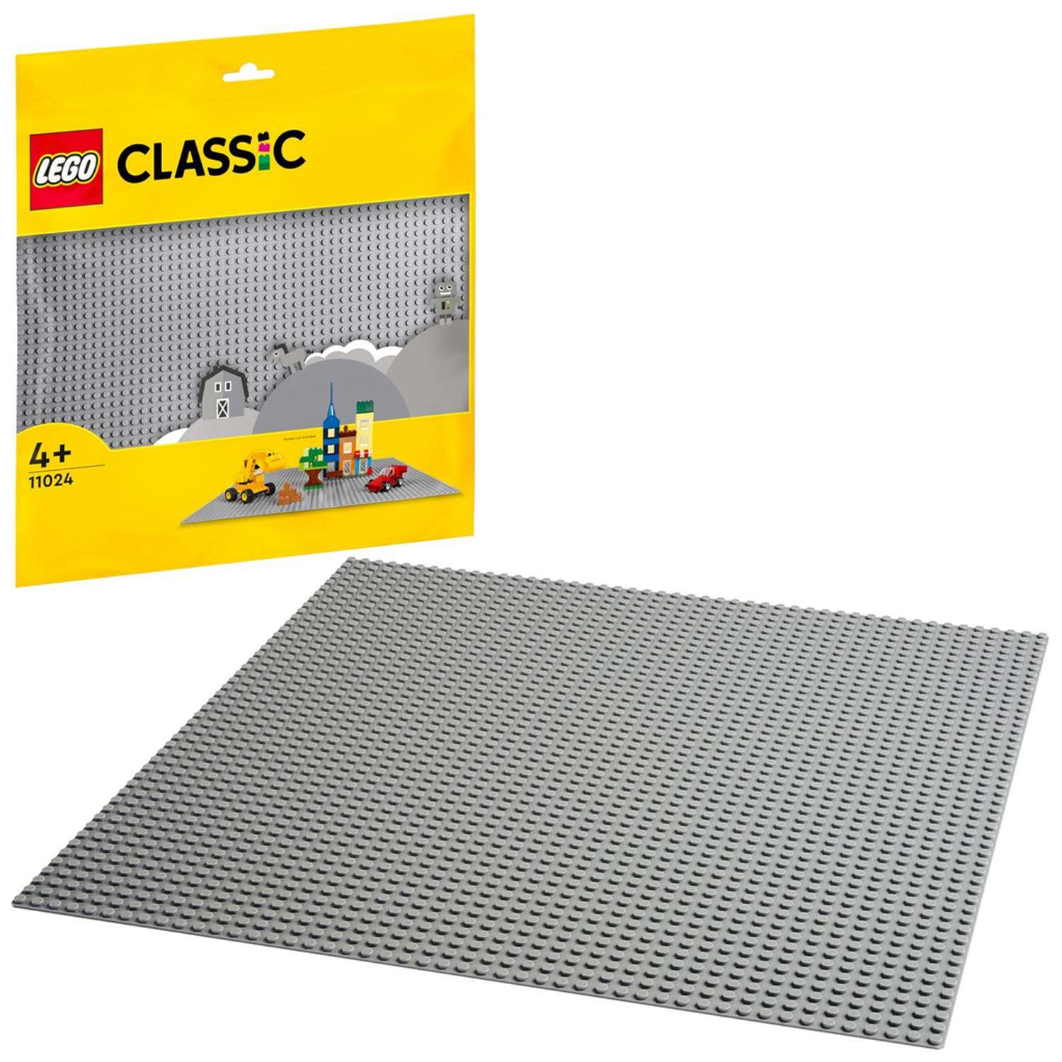 Конструктор детский LEGO Classic Серая базовая пластина 11024 - фото 1