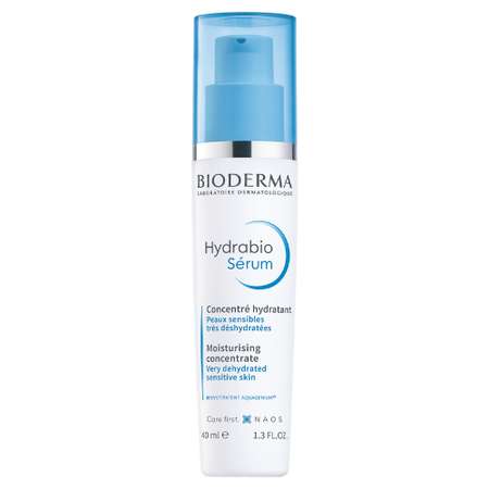 Сыворотка Bioderma Hydrabio увлажняющая с гиалуроновой кислотой для обезвоженной кожи лица 40 мл