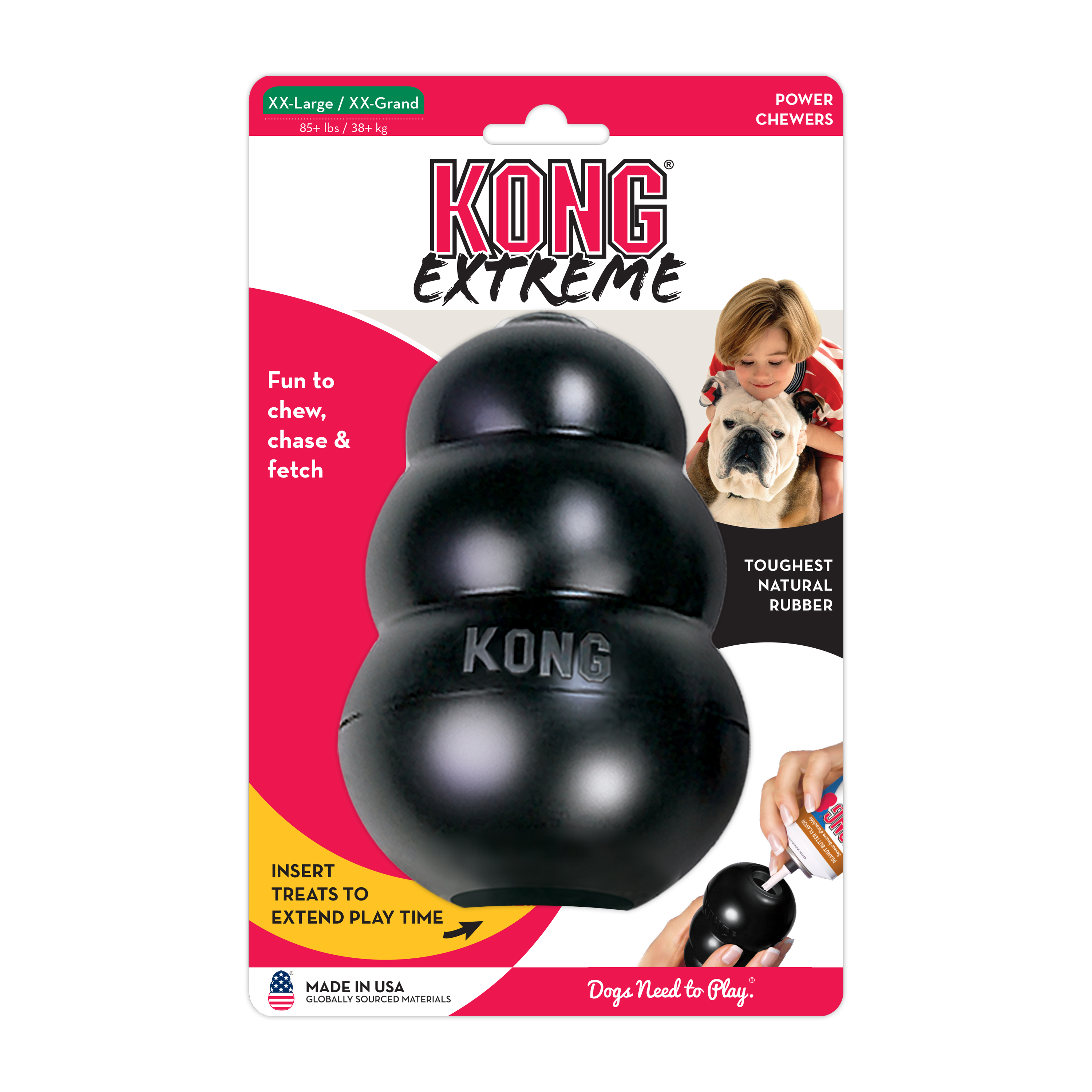 Игрушка для собак KONG Extreme очень прочная самая большая UKKE - фото 2