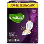 Гигиенические прокладки Molped Supernight super Long супер длинные 35 см 16шт в упаковке