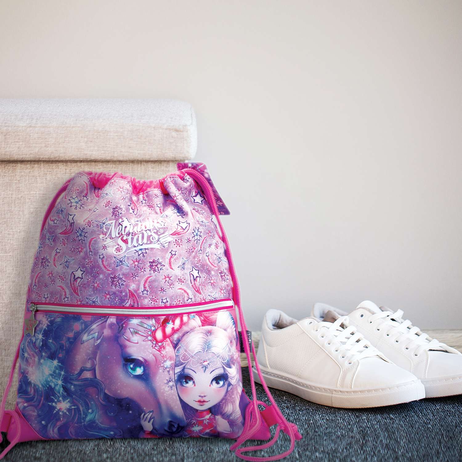 Сумка-мешок Nebulous Stars для сменной обуви и спортивной одежды для девочки 12571_NSDA - фото 2