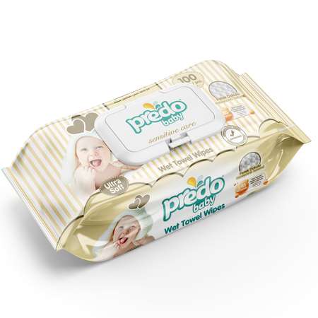 Салфетки влажные Predo Baby 100шт W-100