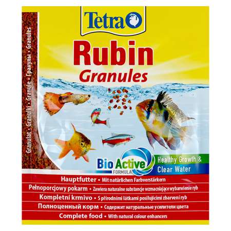Корм для рыб Tetra 15г Rubin Granules для улучшения окраса всех видов рыб в гранулах